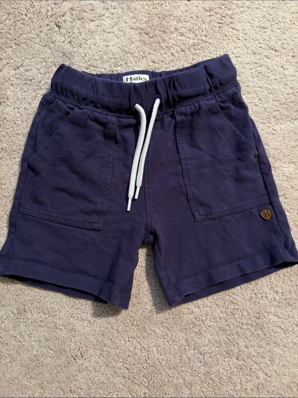 Hatley Navy Blue Athletic Drawstring Shorts